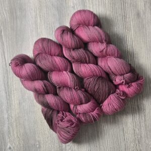 Raspberry Choco Chunk on Logan Fingering Base